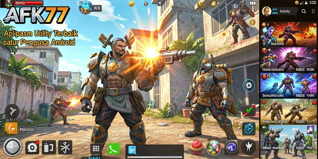 Tampilan bersih dan fungsional dari AFK77 untuk manajemen Utility.