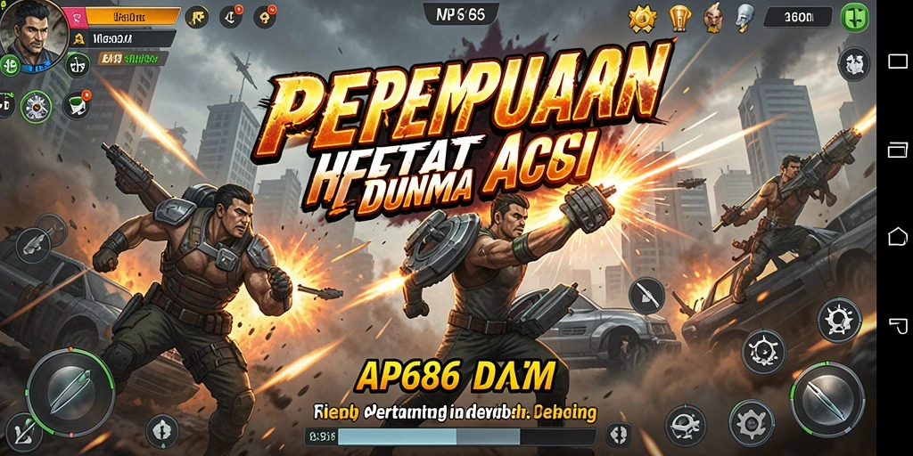 Tangkapan layar AP686 menunjukkan aksi seru dan menegangkan dalam pertempuran.