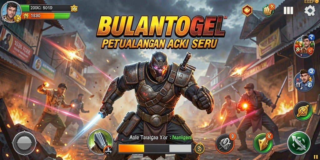 Tampilan gameplay seru dan mendebarkan dalam BULANTOGEL.