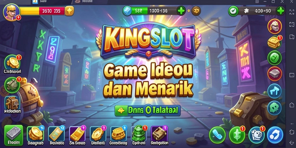 Tangkapan layar KINGSLOT menunjukkan gameplay seru dalam mesin slot.