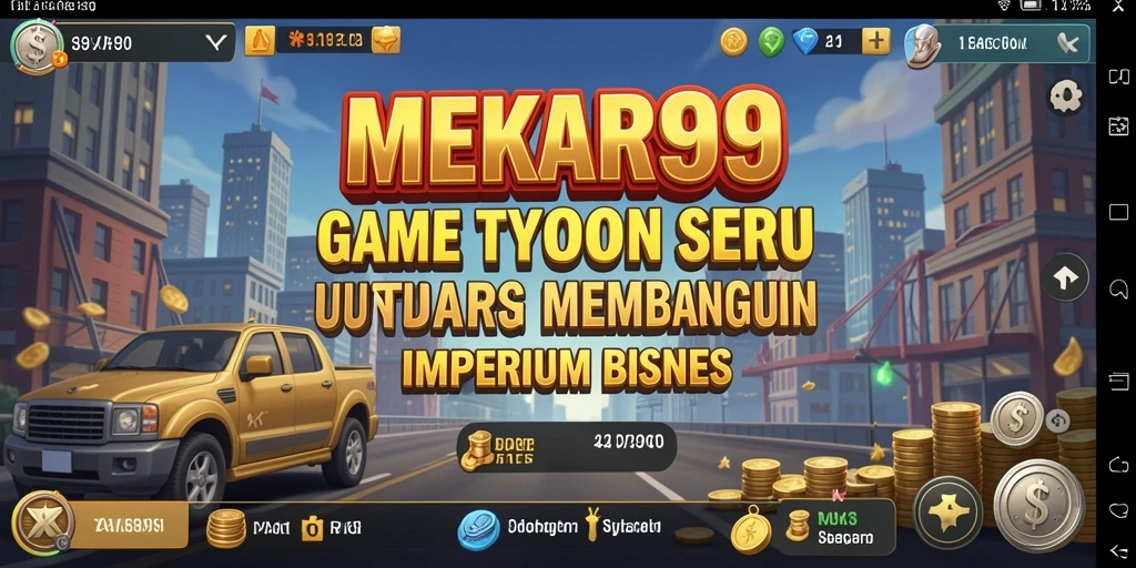 Gameplay menarik dari MEKAR99 dalam membangun bisnis Tycoon.