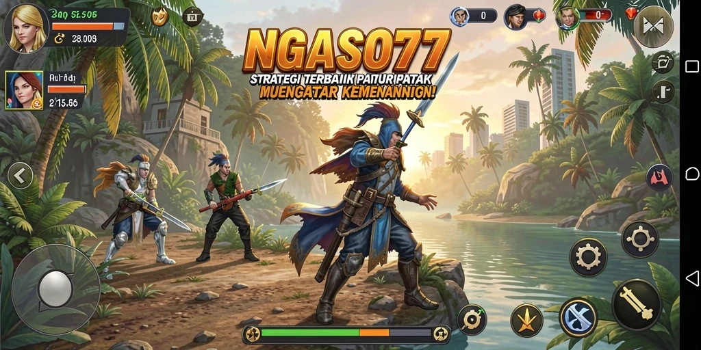Tampilan luar biasa dari gameplay strategi NGASO77.