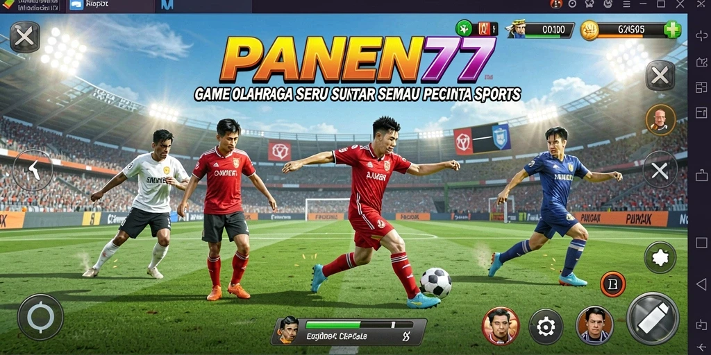 Tampilan gameplay menarik dalam PANEN77 dengan aksi olahraga yang seru.