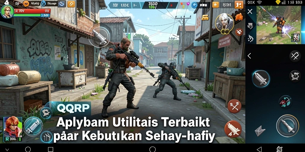 Screenshot utama QQRP menampilkan antarmuka aplikasi yang bersih dan intuitif.