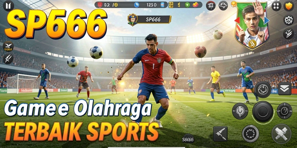 Tangkapan layar permainan SP666 yang menampilkan aksi seru olahraga.